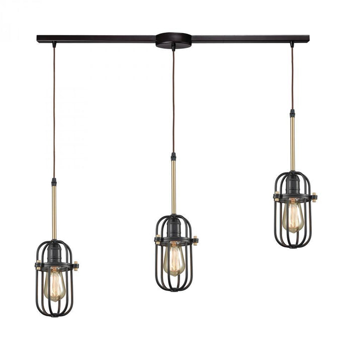 Elk Binghamton 3 Light Linear Mini Pendant Model: 65216/3L