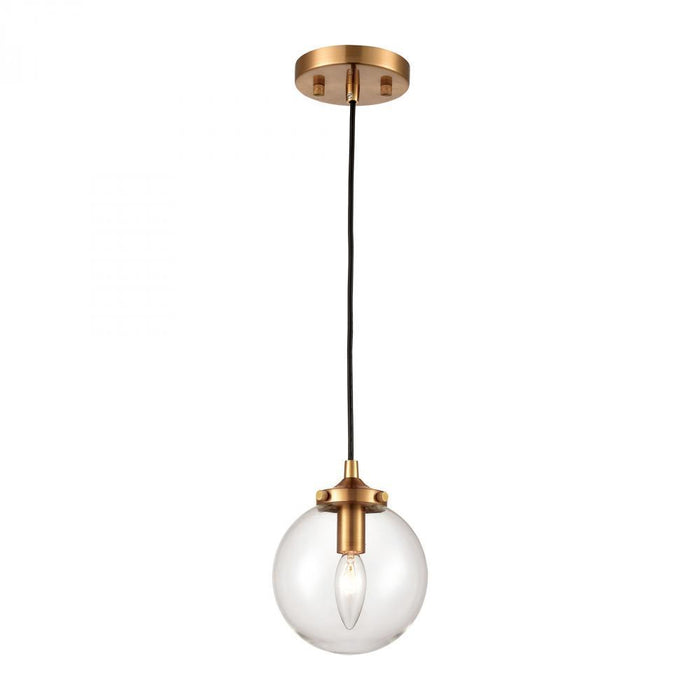 Elk Boudreaux 1 Light Mini Pendant In Matte Black Model: 15343/1