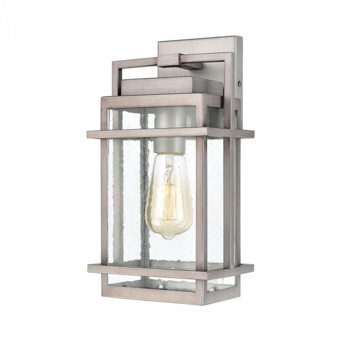 Elk Breckenridge 1 Light Sconce In Weathered Zinc Model: 46770/1