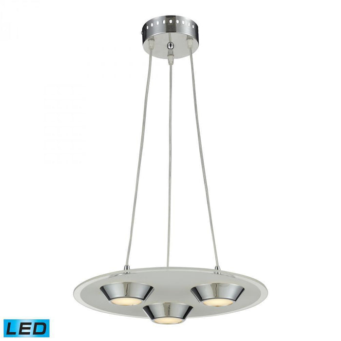 Elk Brentford LED 3 Light 4 Watt Glass Pendant Model: 81062/3