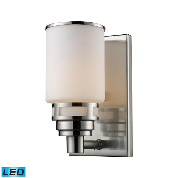 Elk Bryant 1 Light Vanity Lamp In Satin Nickel Model: 11264/1-LED