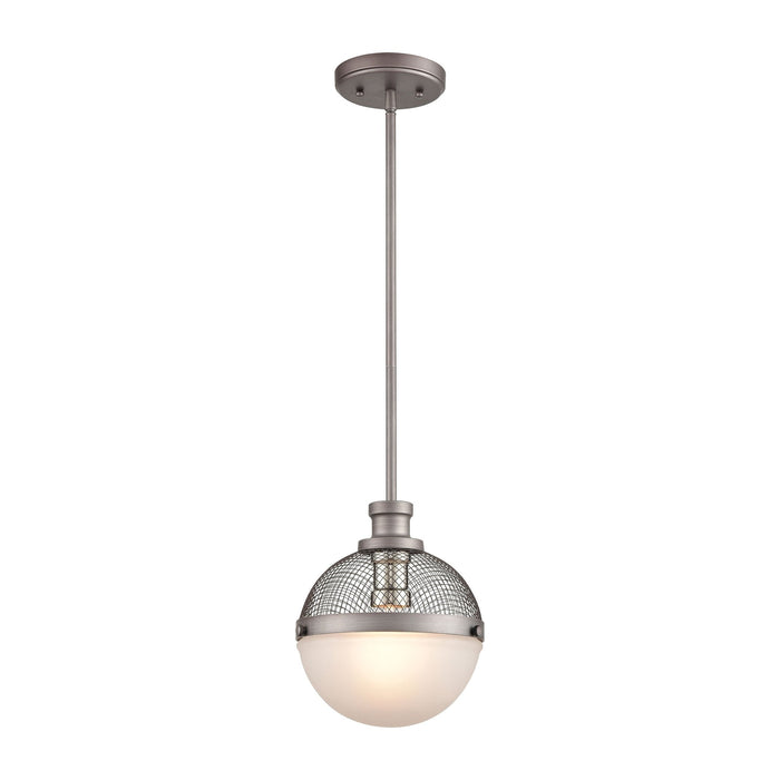 Elk Calabria 1 Light Mini Pendant In Weathered Model: 15555/1