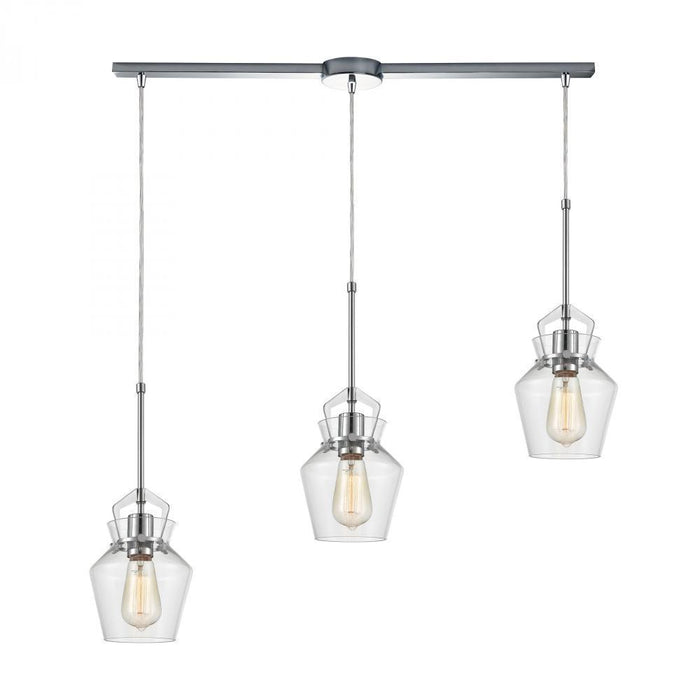 Elk Caliper 3 Light Linear Mini Pendant Fixture Model: 21161/3L