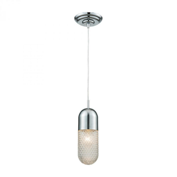 Elk Capsula 1 Light Mini Pendant In Polished Model: 56661/1