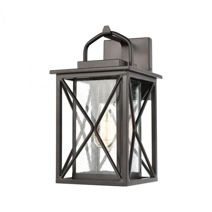 Elk Carriage Light 1 Light Sconce In Matte Black Model: 46750/1