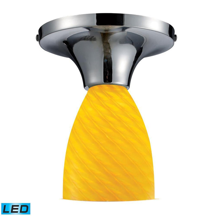 Elk Celina 1 Light Semi Flush In Chrome With Model: 10152/1PC-CN-LED