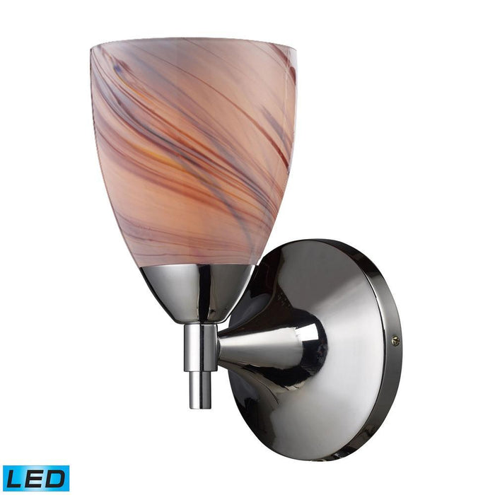 Elk Celina 1 Light Wall Lamp In Polished Chrome Model: 10150/1PC-CR-LED