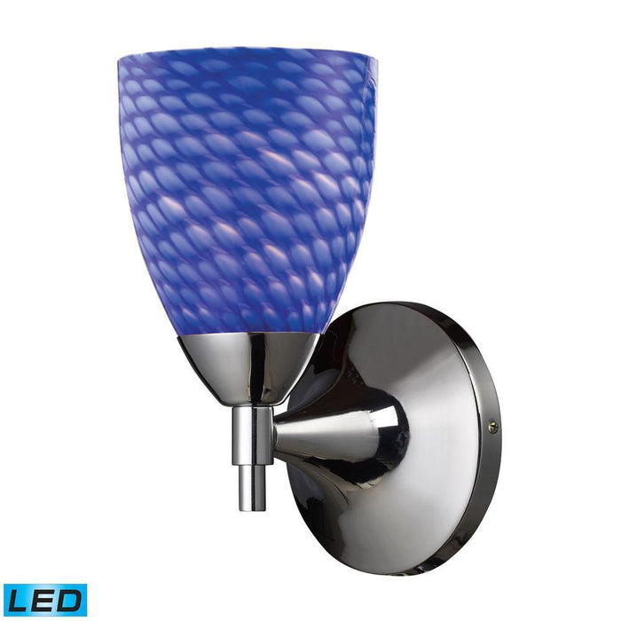 Elk Celina 1 Light Wall Lamp In Chrome With Model: 10150/1PC-S-LED