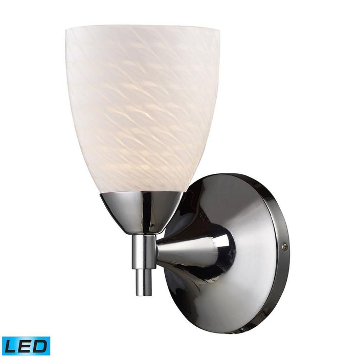 Elk Celina 1 Light Wall Lamp In Polished Chrome Model: 10150/1PC-WS-LED