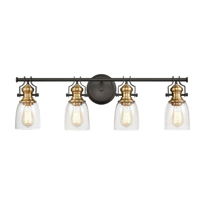 Elk Chadwick 4 Light Vanity Light In Oil Rubbed Model: 66687-4