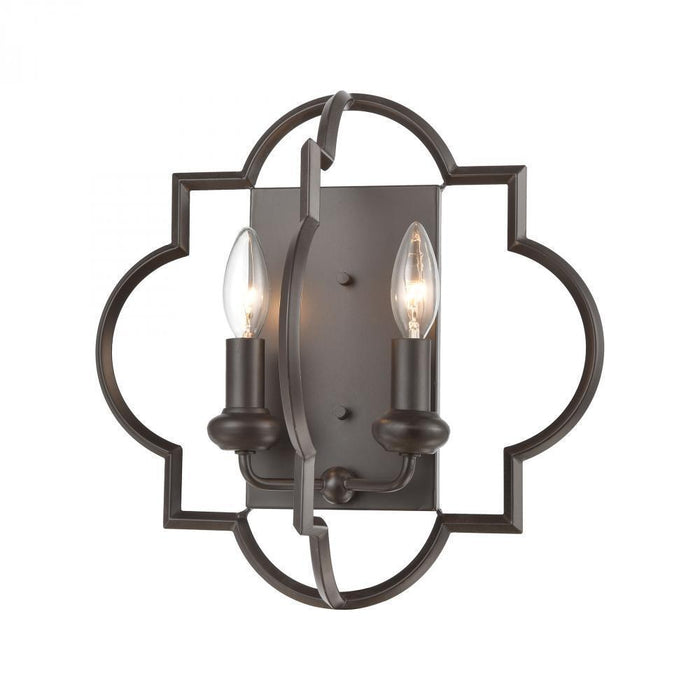 Elk Chandette 2 Light Sconce In Oil Rubbed Bronze Model: 31788/2