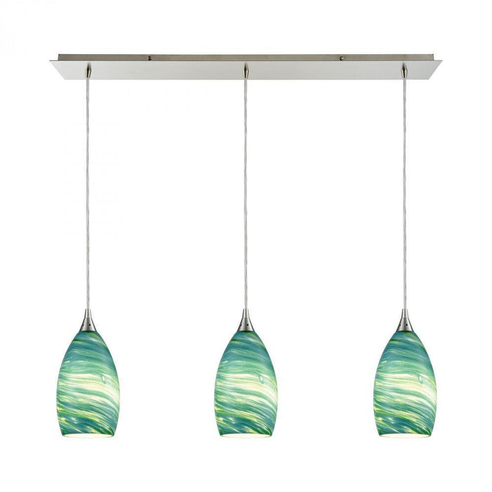 Elk Collanino 3 Light Linear Mini Pendant Fixture Model: 10650/3LP