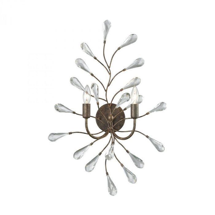 Elk Crislett 2 Light Wall Lamp In Sunglow Bronze Model: 18240/2