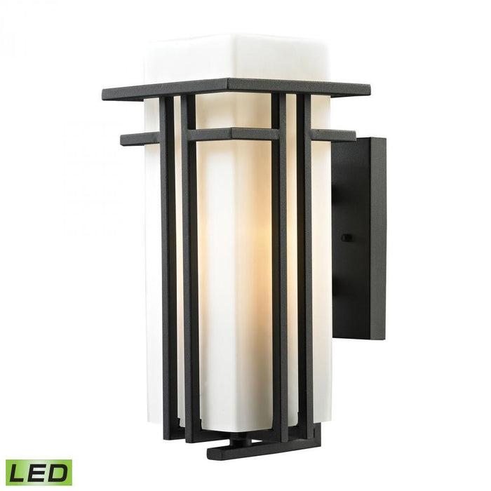 Elk Croftwell 1 Light Outdoor Wall Lamp In Model: 45086/1-LED