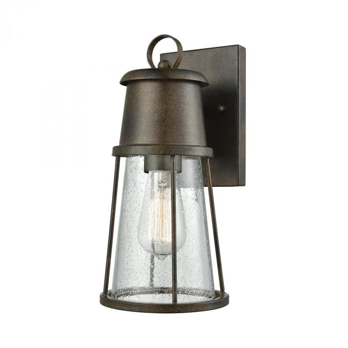 Elk Crowley 1 Light Outdoor Wall Lamp In Hazelnut Model: 45065/1