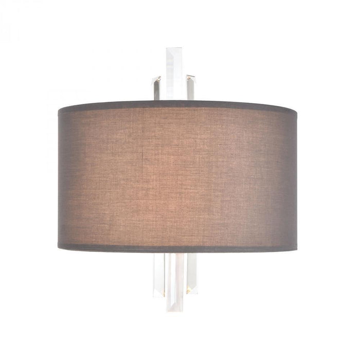 Elk Crystal Falls 2 Light Sconce In Satin Nickel Model: 46590/2