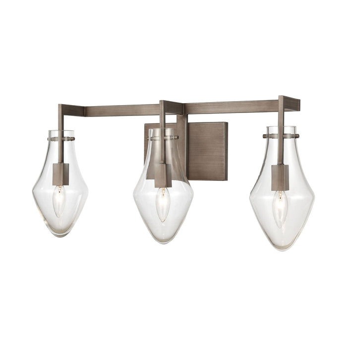 Elk Culmination 3 Light Vanity Light In Weathered Model: 12293/3