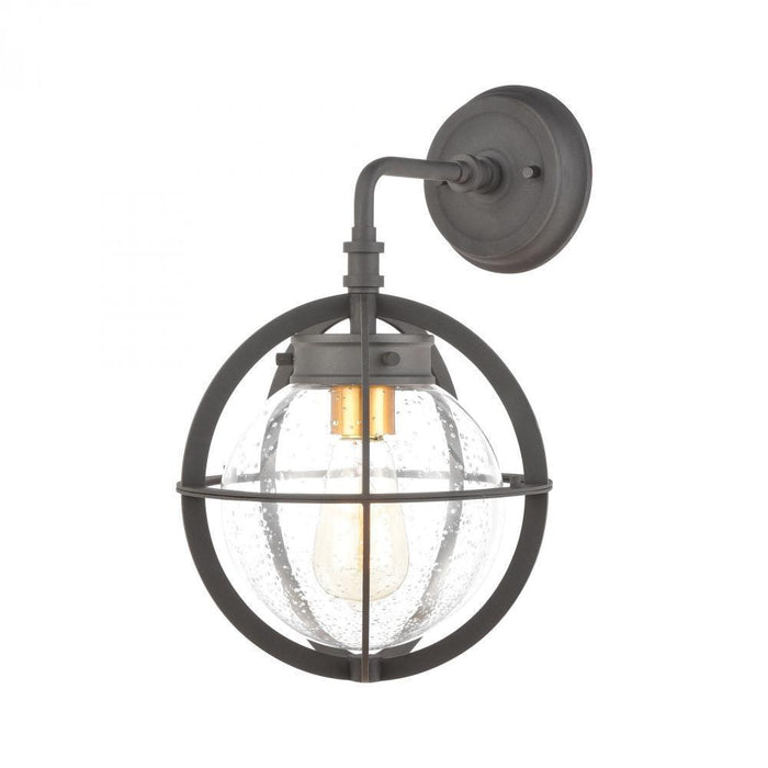 Elk Davenport 1 Light Sconce In Charcoal With Model: 46730/1