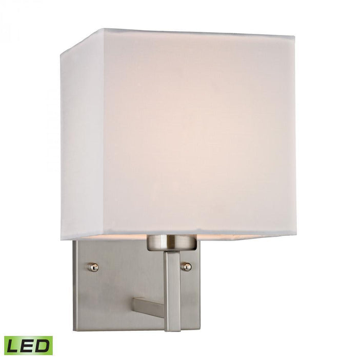 Elk Davis 1 Light Wall Lamp In Brushed Nickel Model: 17160/1-LED