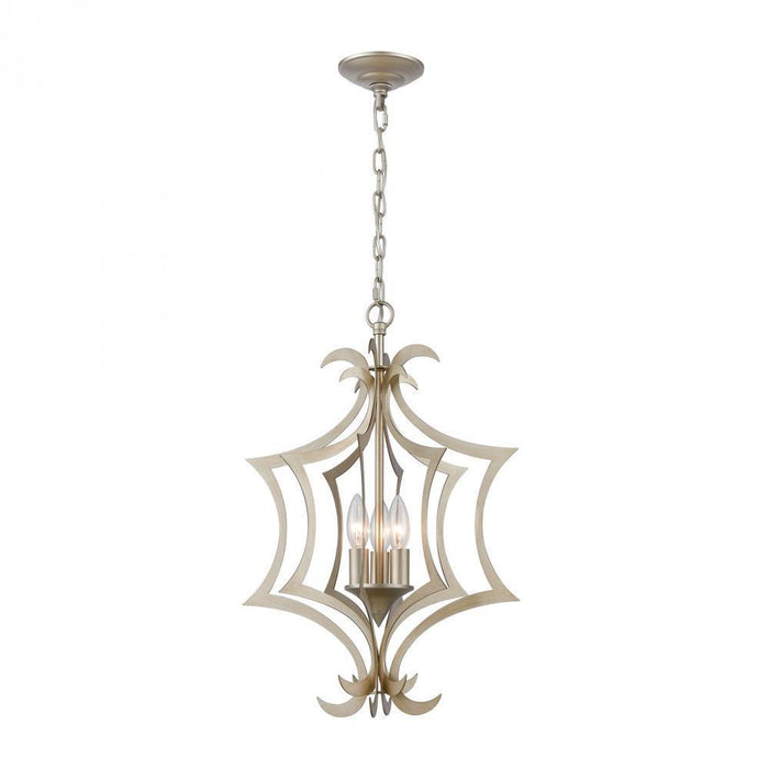 Elk Delray 3 Light Pendant In Aged Silver Model: 12062/3