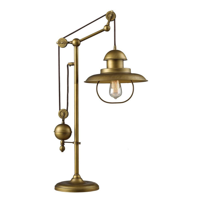 Elk Farmhouse Adjustable Table Lamp In Antique Model: 65100-1