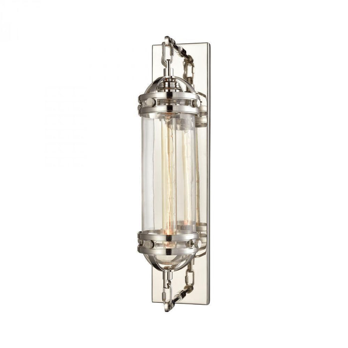 Elk Gramercy 1 Light Wall Lamp In Polished Nickel Model: 16470/1