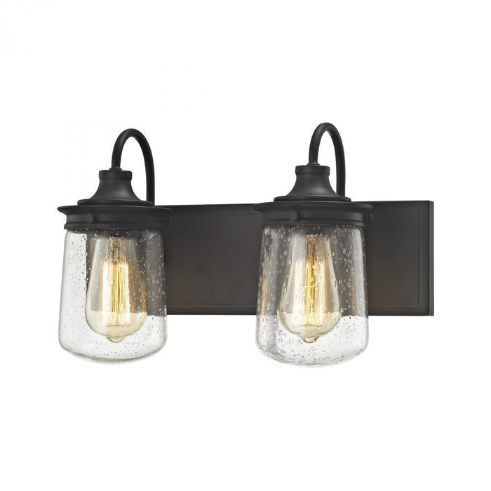 Elk Hamel 2 Light Vanity Lamp In Oil Rubbed Model: 81211/2