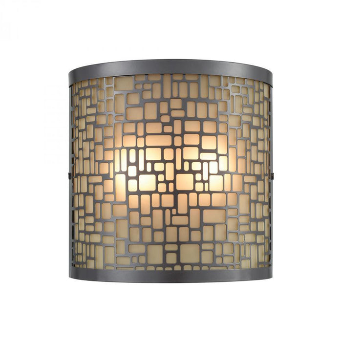 Elk Hooper 2 Light Outdoor Sconce In Oil Rubbed Model: 46275/2