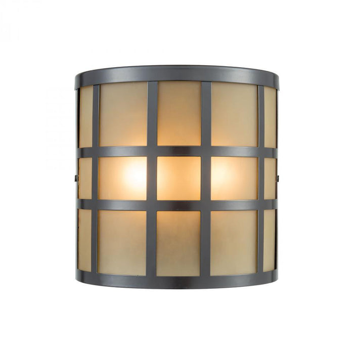 Elk Hooper 2 Light Outdoor Sconce In Oil Rubbed Model: 46330/2