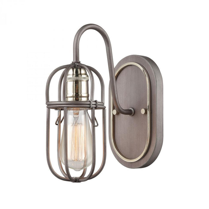 Elk Industrial Cage 1 Light Vanity Light In Model: 55061/1