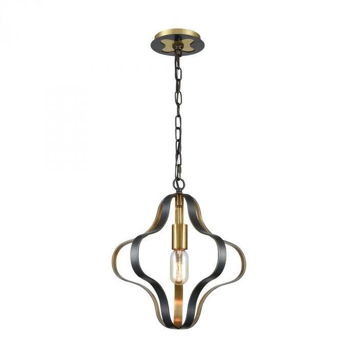 Elk Janis 1 Light Pendant In Aged Bronze And Aged Model: 33163/1