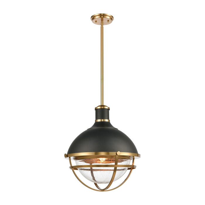 Elk Jenna 1 Light Pendant In Matte Black And Model: 16575/1