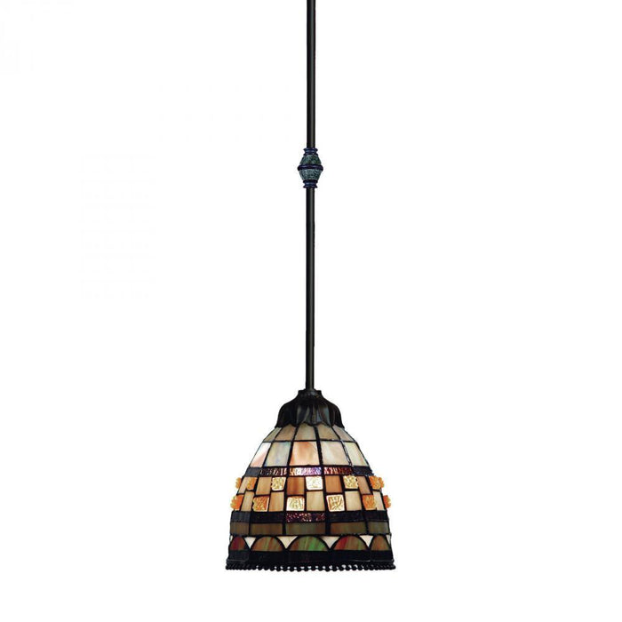 Elk Jewelstone 1 Light Pendant In Classic Bronze Model: 683-CB