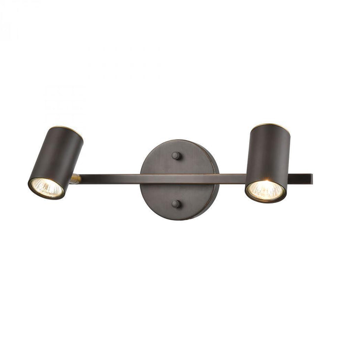 Elk Kempton 2 Light Vanity Light In Matte Black Model: 15412/2