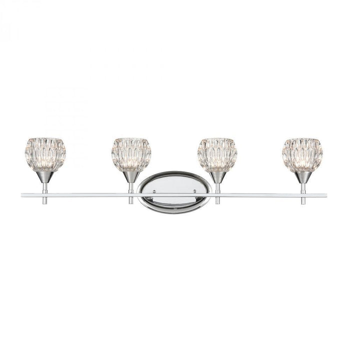 Elk Kersey 4 Light Vanity Light In Polished Model: 10822/4