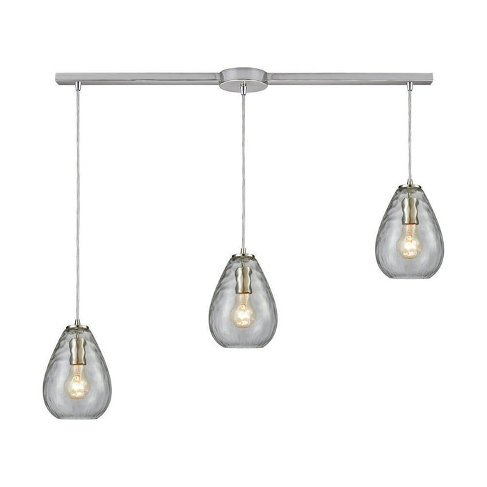 Elk Lagoon 3 Light Linear Mini Pendant Fixture In Model: 10760/3L