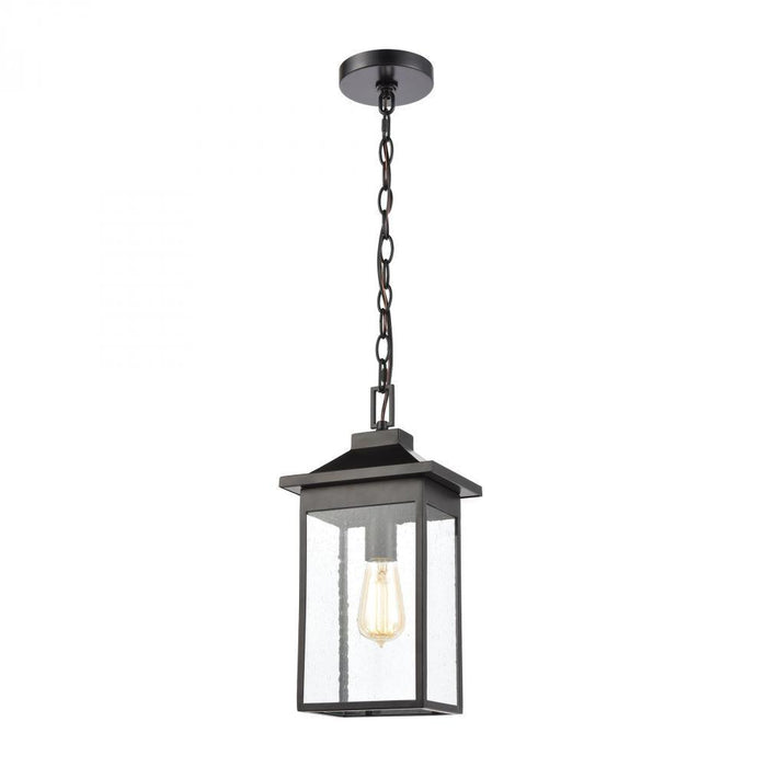 Elk Lamplighter 1 Light Hanging In Matte Black Model: 46703/1