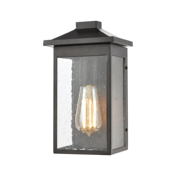 Elk Lamplighter 1 Light Sconce In Matte Black Model: 46700/1