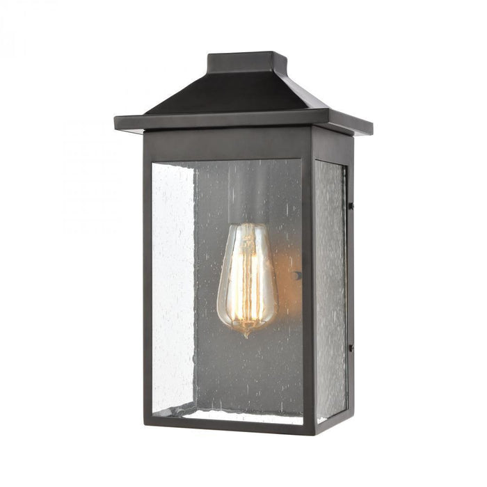 Elk Lamplighter 1 Light Sconce In Matte Black Model: 46701/1