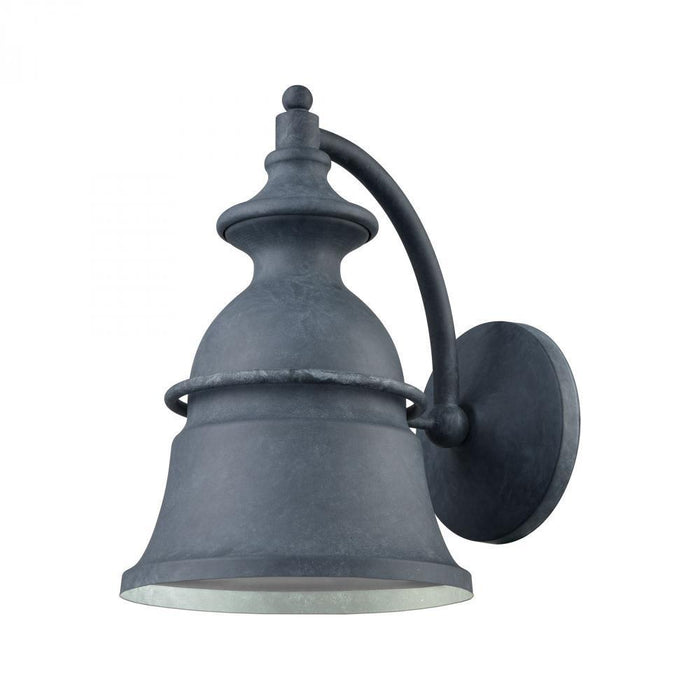 Elk Langhorn 1 Light Outdoor Wall Lamp In Aged Model: 57161/1