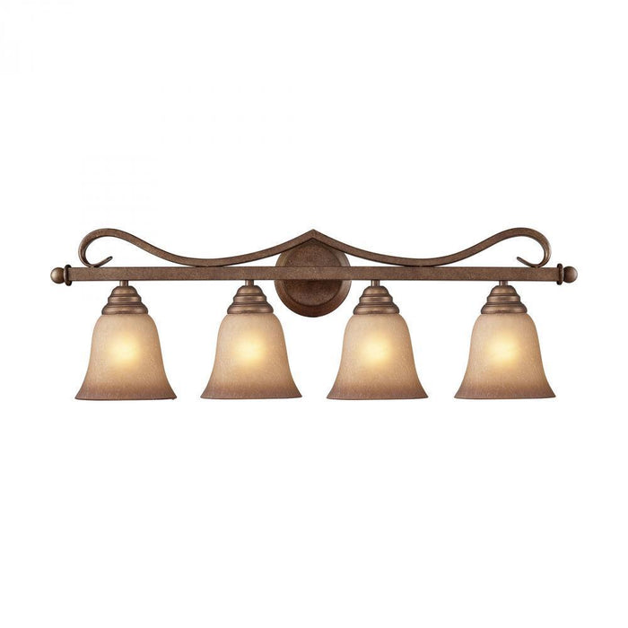 Elk Lawrenceville 4 Light Vanity Lamp In Mocha Model: 9323/4