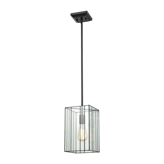 Elk Lucian 1 Light Mini Pendant In Oil Rubbed Model: 72195/1-LA