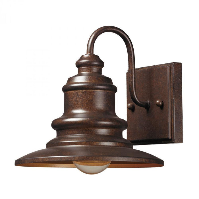 Elk Marina 1 Light Outdoor Wall Lamp In Hazelnut Model: 47010/1