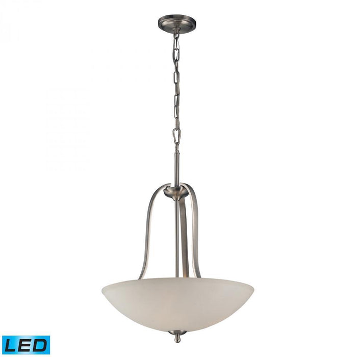 Elk Mayfield 3 Light Pendant In Brushed Nickel  Model: 17142/3-LED