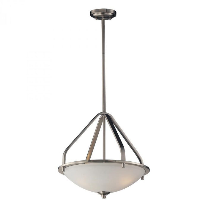 Elk Mayfield 3 Light Pendant In Brushed Nickel  Model: 17143/3