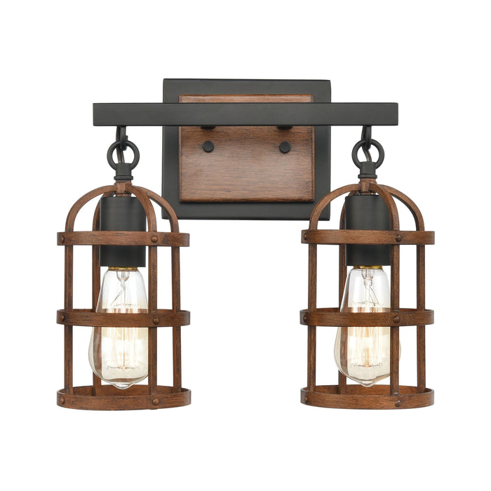 Elk Millville 2 Light Vanity Light In Oil Rubbed Model: 15483/2