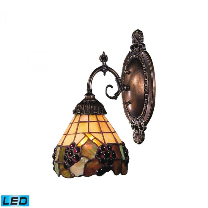 Elk Mix N Match 1 Light Wall Lamp In Tiffany Model: 071-TB-07-LED