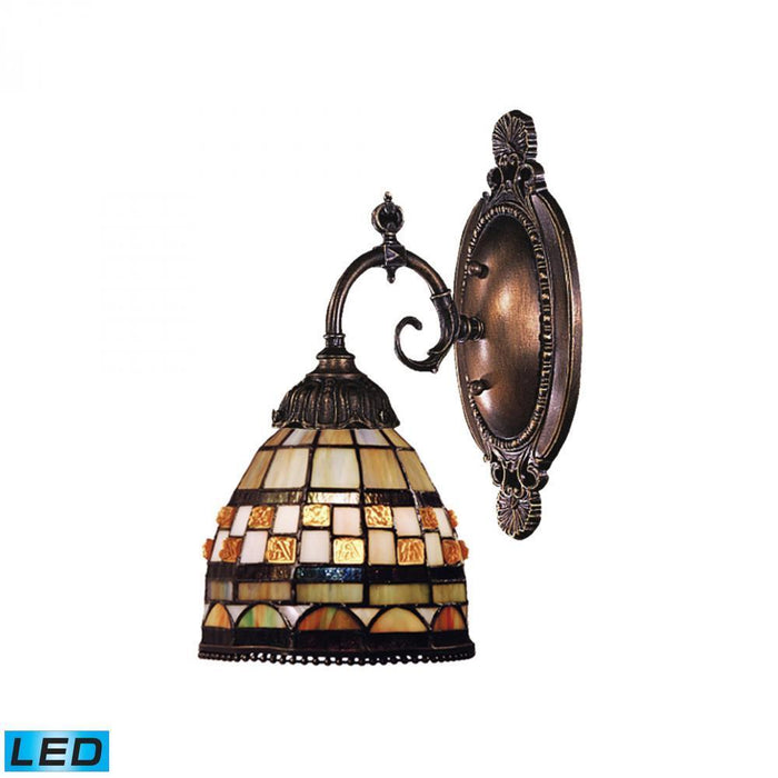 Elk Mix N Match 1 Light Wall Lamp In Tiffany Model: 071-TB-10-LED