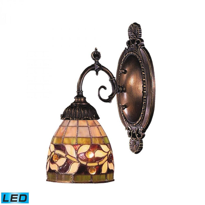 Elk Mix N Match 1 Light Wall Lamp In Tiffany Model: 071-TB-13-LED