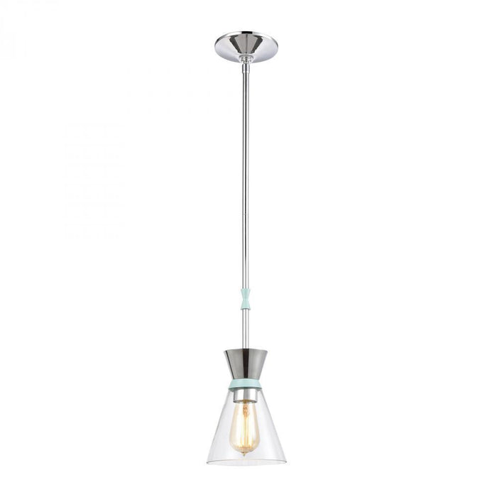 Elk Modley 1 Light Mini Pendant In Polished Model: 46463/1